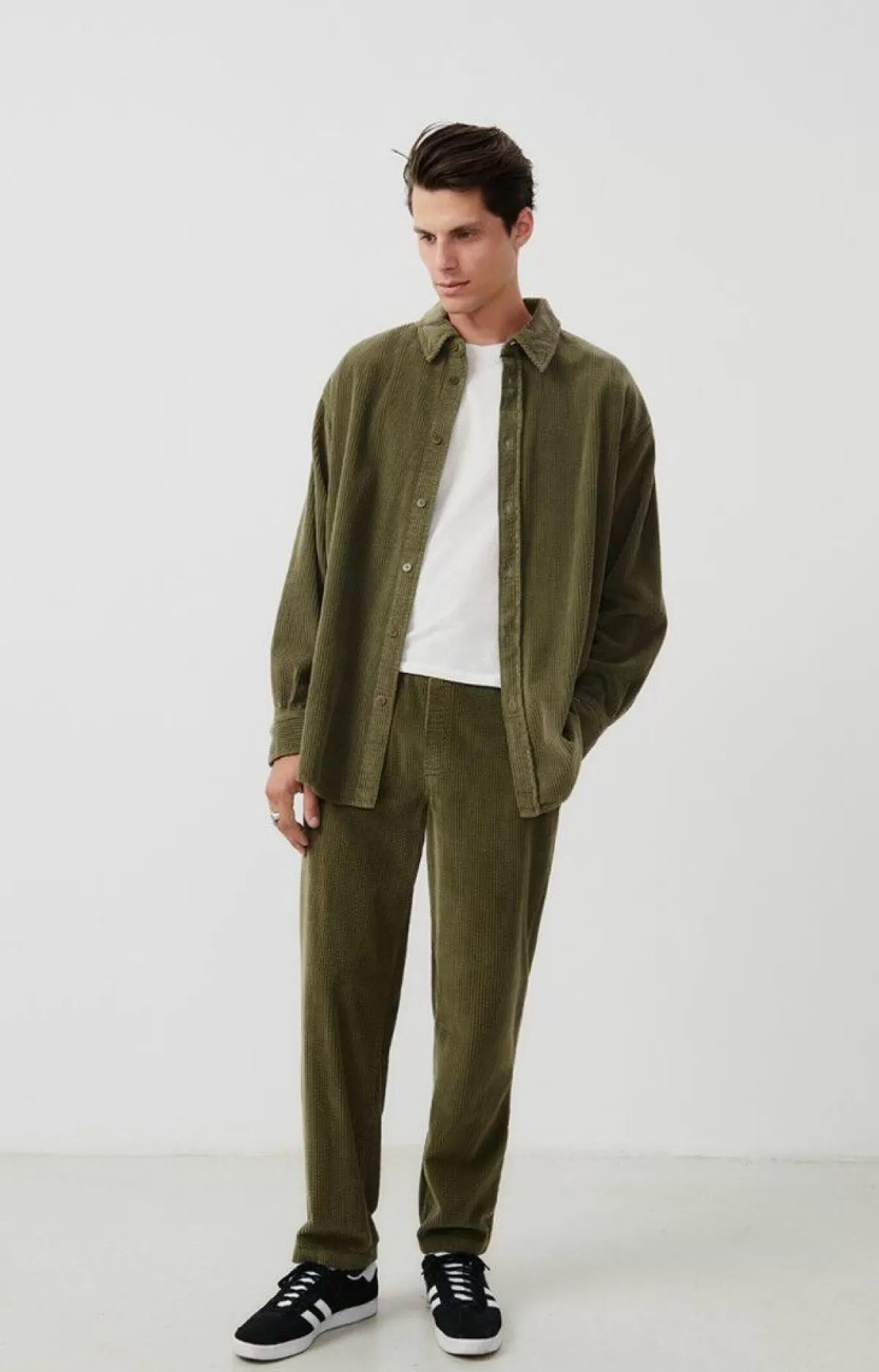 Herren American Vintage | Herrenhose Padow Khaki Vintage