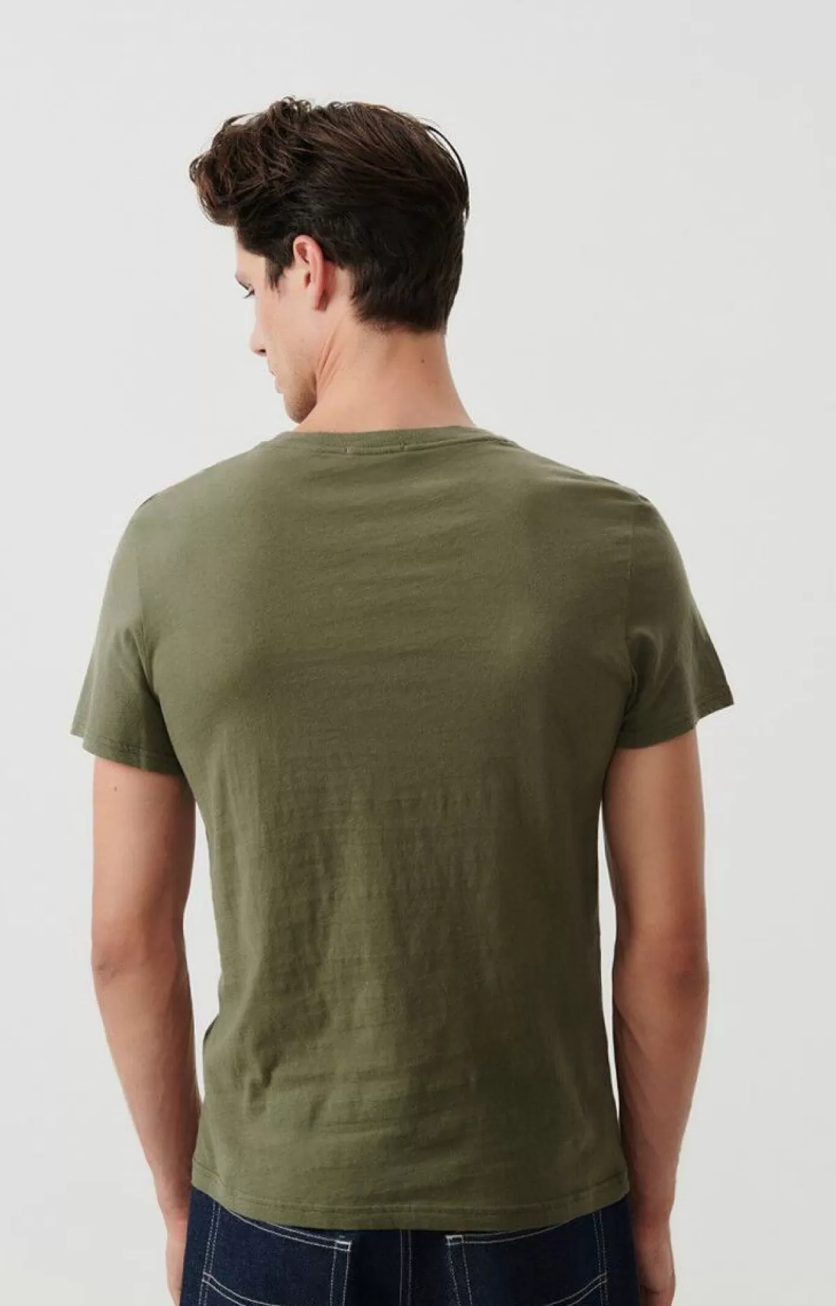 Herren American Vintage | Herren-T-Shirt Gamipy Khaki