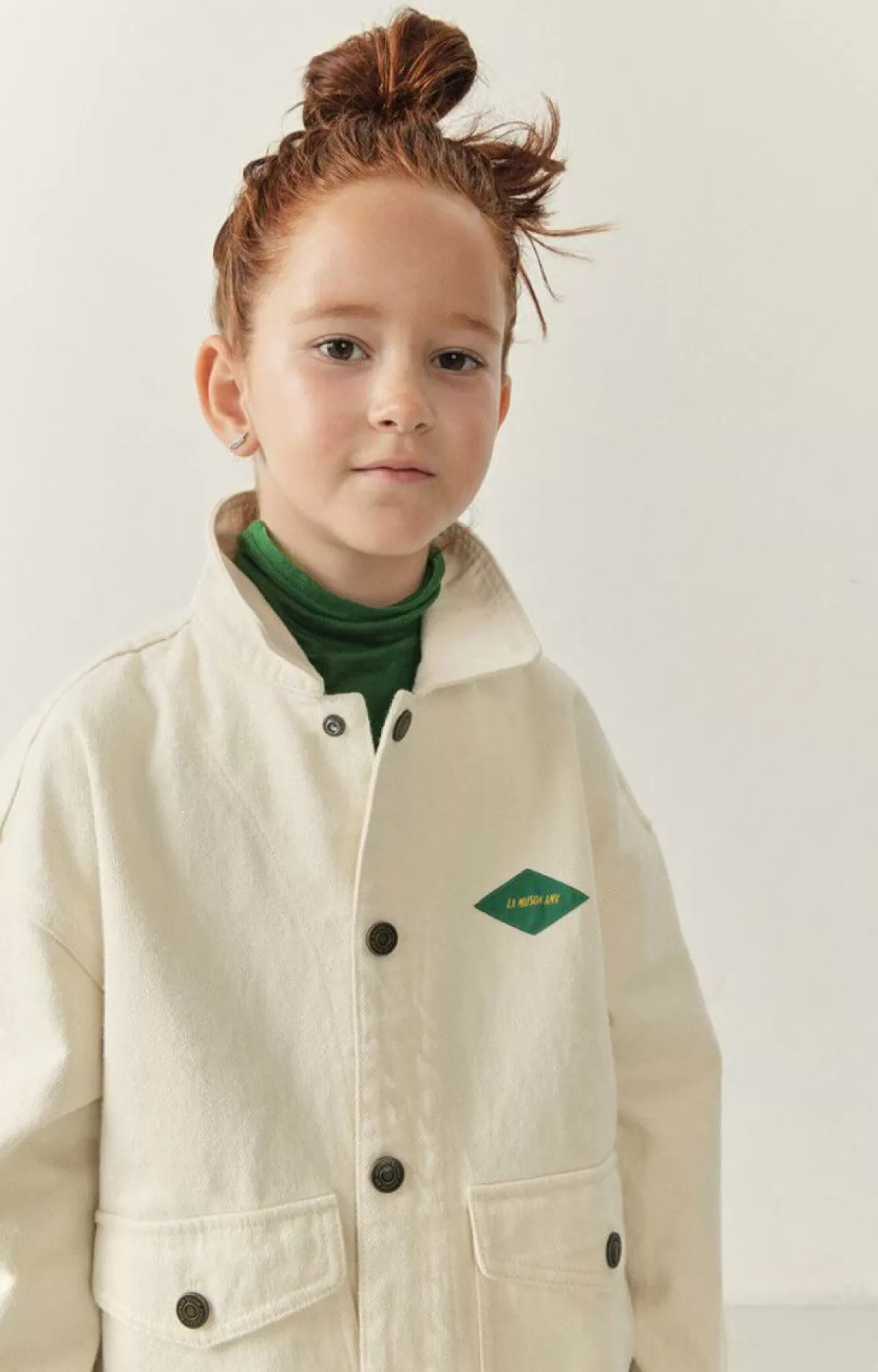 Kinder American Vintage | Kinderjacke Spywood Ecru