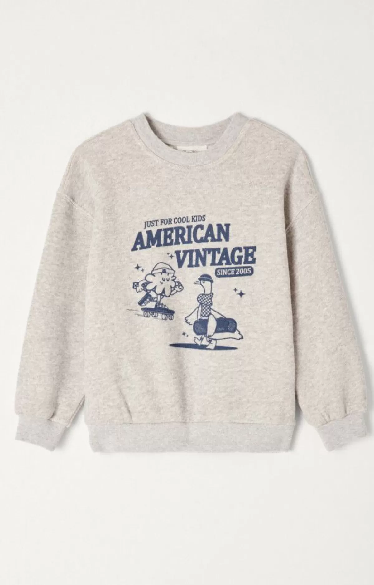 Kinder American Vintage | Kindersweatshirt Kodytown Mildred Polar Meliert